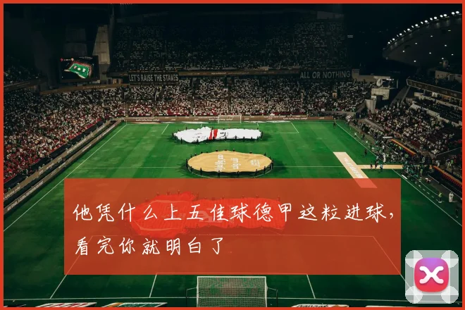 他凭什么上五佳球德甲这粒进球,看完你就明白了